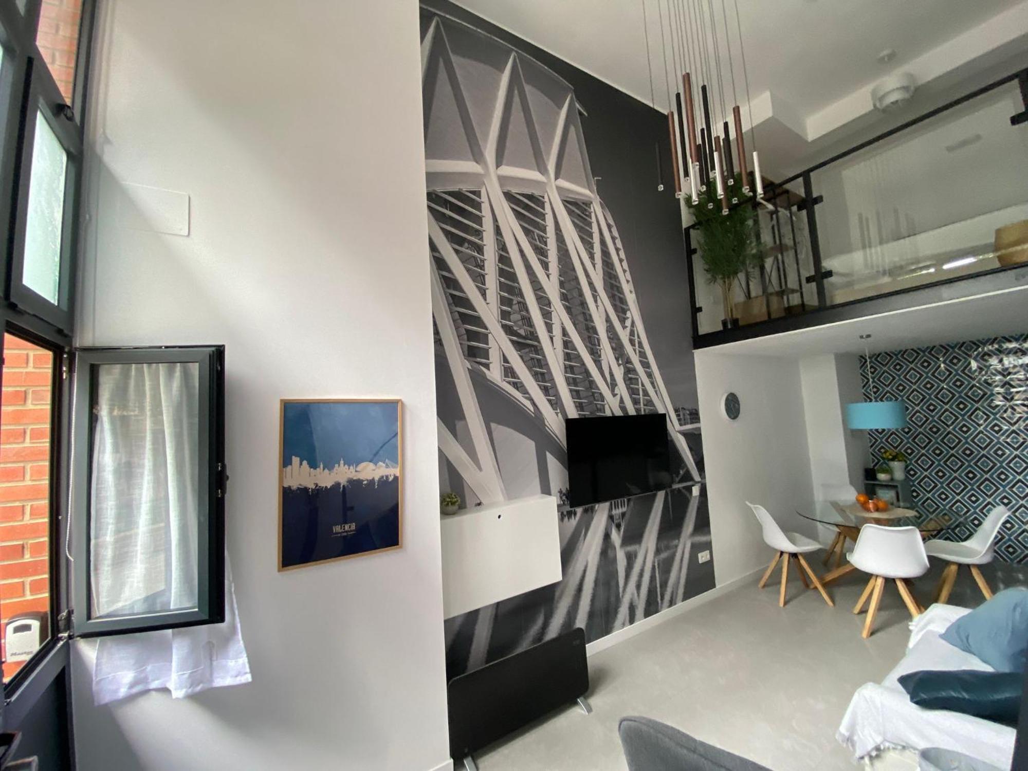 Loft Valencia Benimaclet Lägenhet Exteriör bild